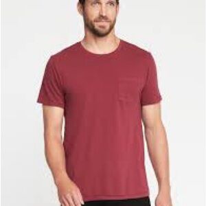 GAP Maroon Short Sleeve Tee Casual Cotton